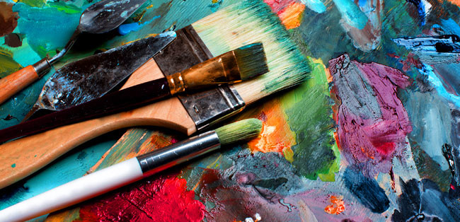 Artists - image of paint brushes